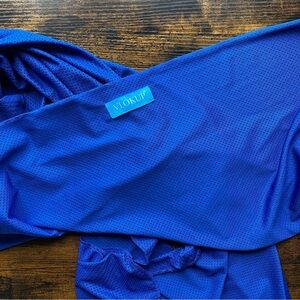 NWOT Vlokup Baby Water Wrap Sling Carrier Navy Blue Lightweight Breathable Mesh